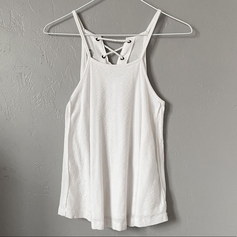 White Textured SO Tank Size XS